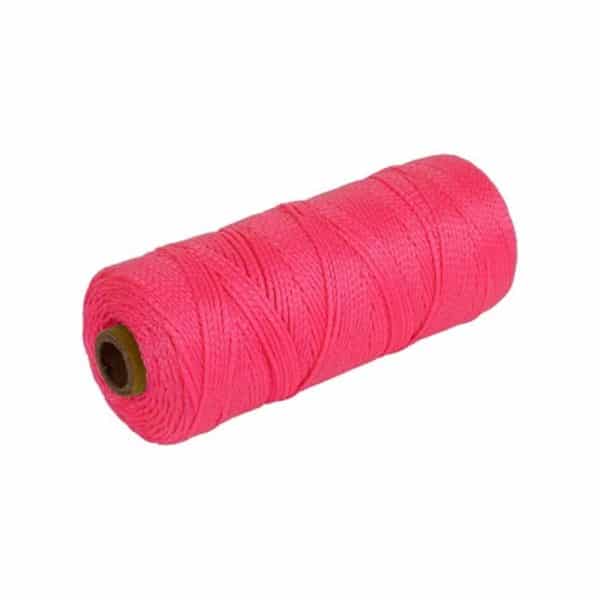 Touw elastisch roze1.5mm 75 mtr/rol