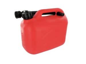 Jerrycan 5 liter plastic rood