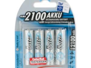 Batterij NiMH AA 2100mAh blister 4